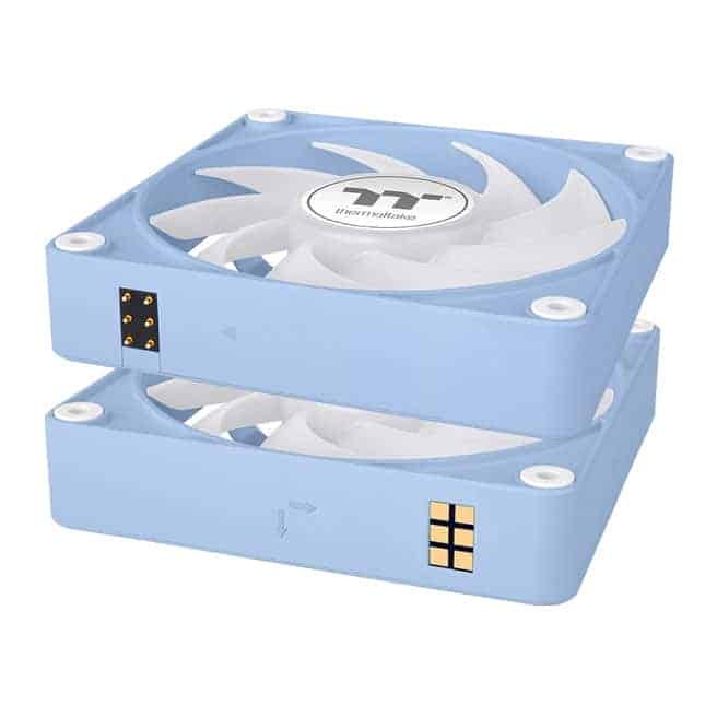 (image for) Thermaltake CT120 EX ARGB Sync Hydrangea Blue 120mm PWM Fan Triple Pack